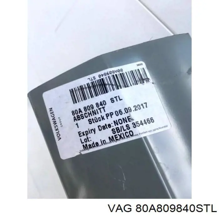 80A809840STL VAG Проем передней правой двери