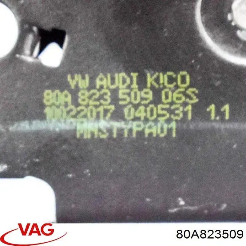 Fecho da capota VAG 80A823509 preço, a partir de 73,18 USD