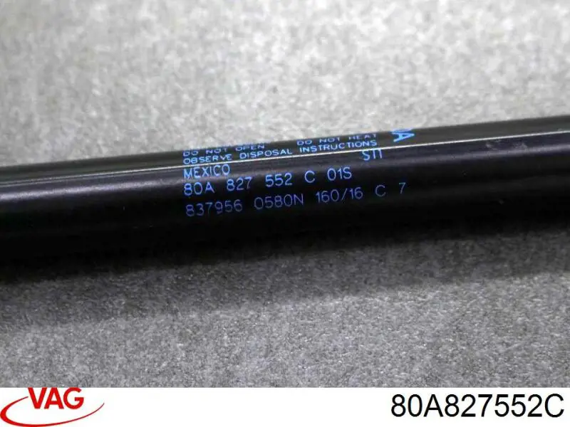Амортизатор задней двери VAG 80A827552C цена, от 17.89 USD