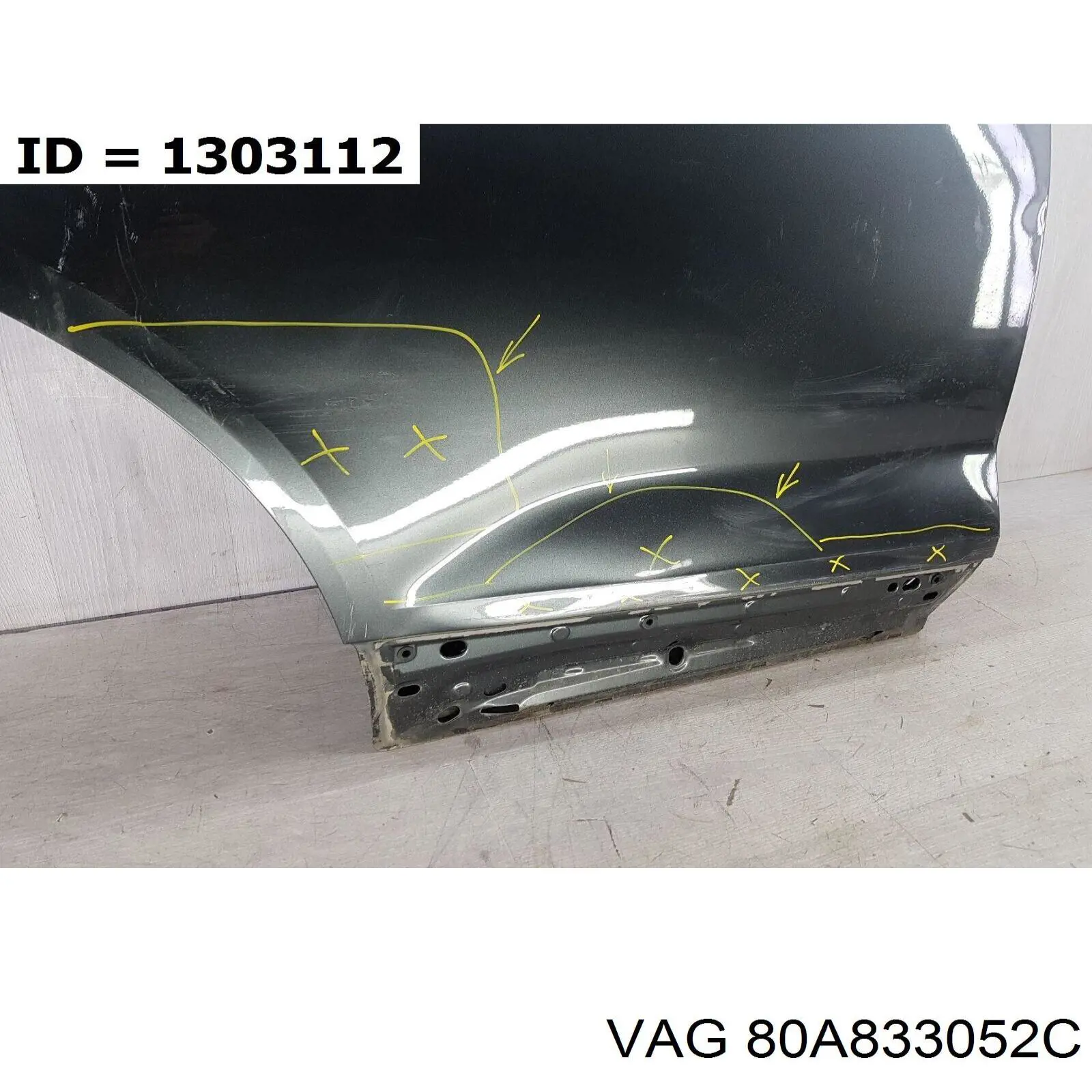 Купить 80A833052C VAG Дверь задняя в сборе