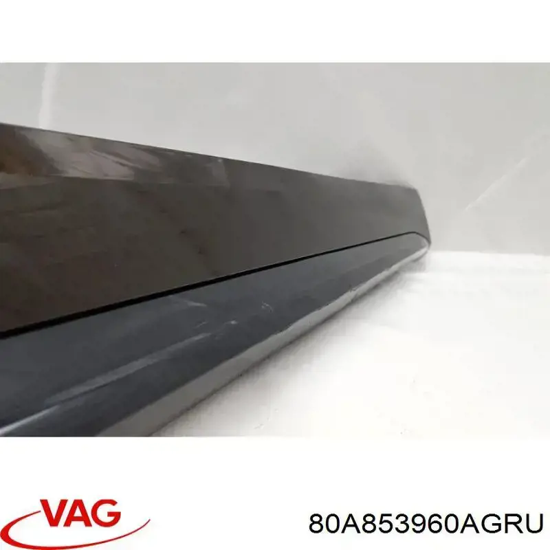 Купить 80A853960AGRU VAG Накладка (молдинг) порога наружная передняя правая