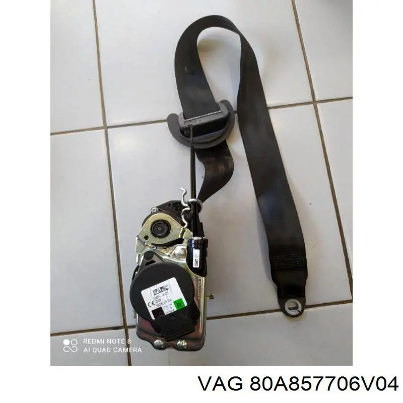 80A857706V04 VAG Ремень безопасности передний правый