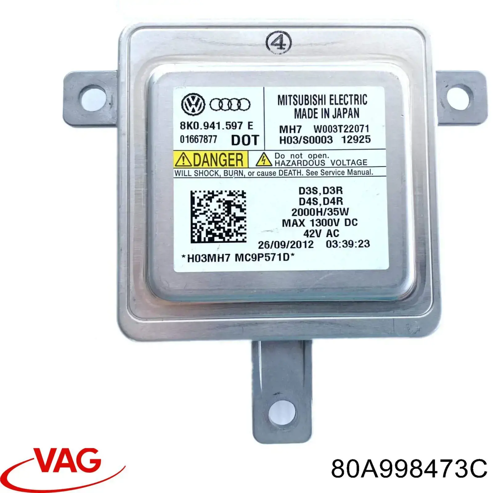  VAG 80A998473C цена, от 112.94 USD