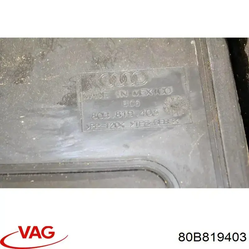 Водосток лобового стекла, жабо VAG 80B819403 цена, от 14.95 USD