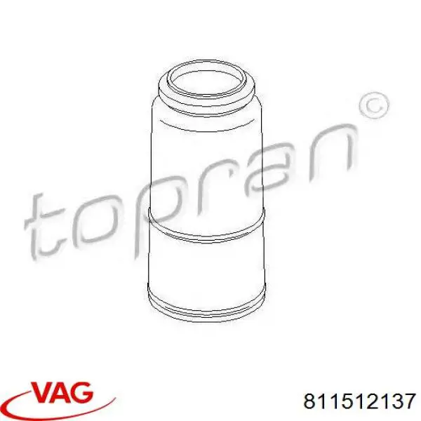 HP104 159 DE5 Hans Pries (Topran) пыльник амортизатора заднего