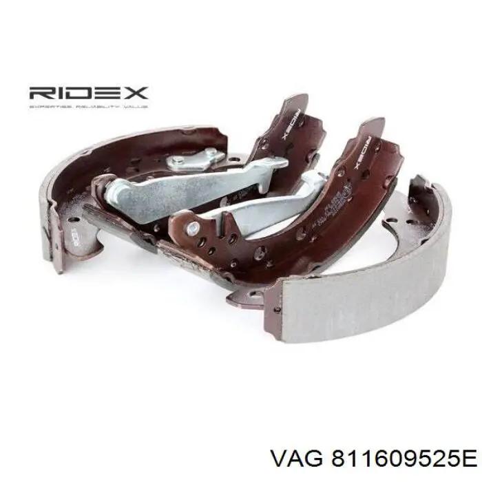 811609525E VAG Барабанные тормозные колодки