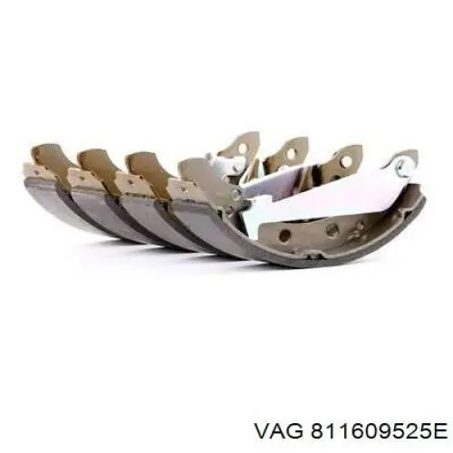 Тормоза рабочие задние ножные и тормозные барабаны VAG 811609525E цена, от 20.17 USD