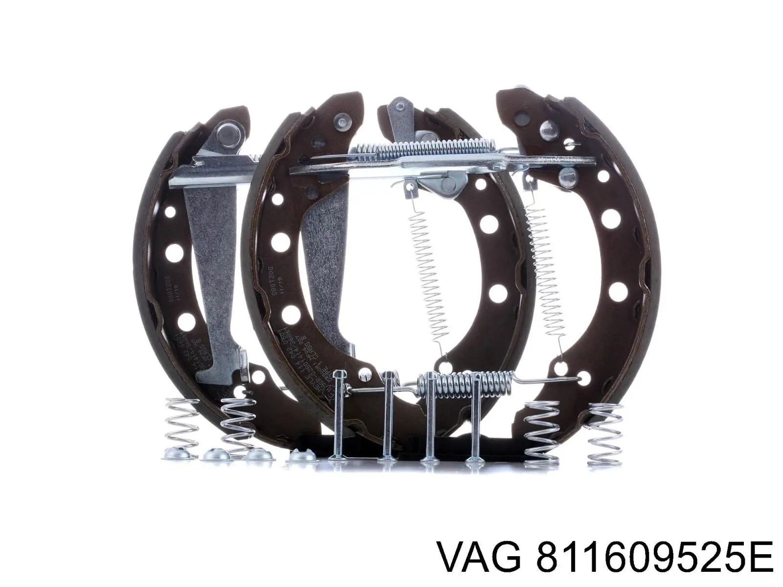 Задние барабанные колодки 811609525E VAG