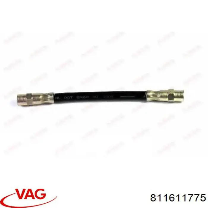 Купить 811611775 VAG Шланг тормозной задний левый