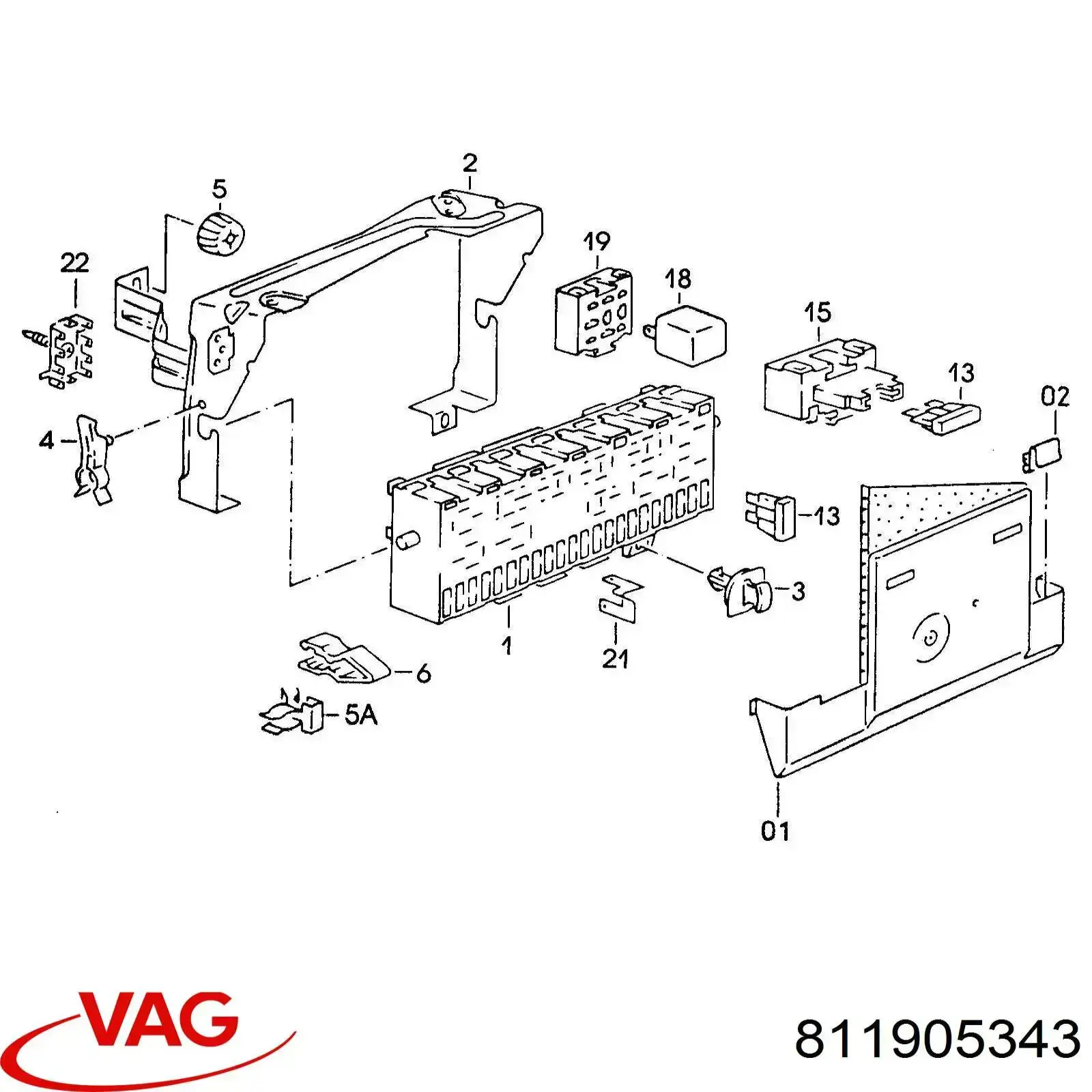 Дроссельная заслонка 811905343 VAG