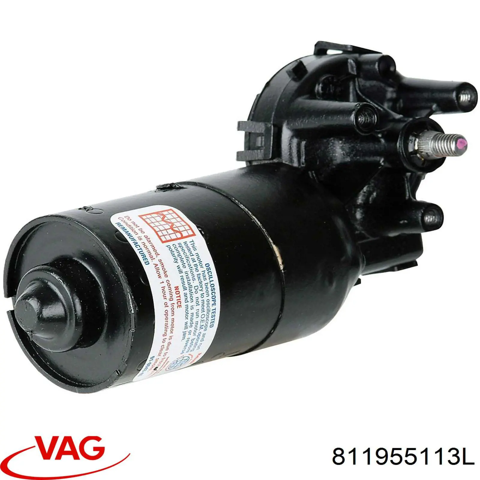 811955113L VAG motor de limpador pára-brisas do pára-brisas