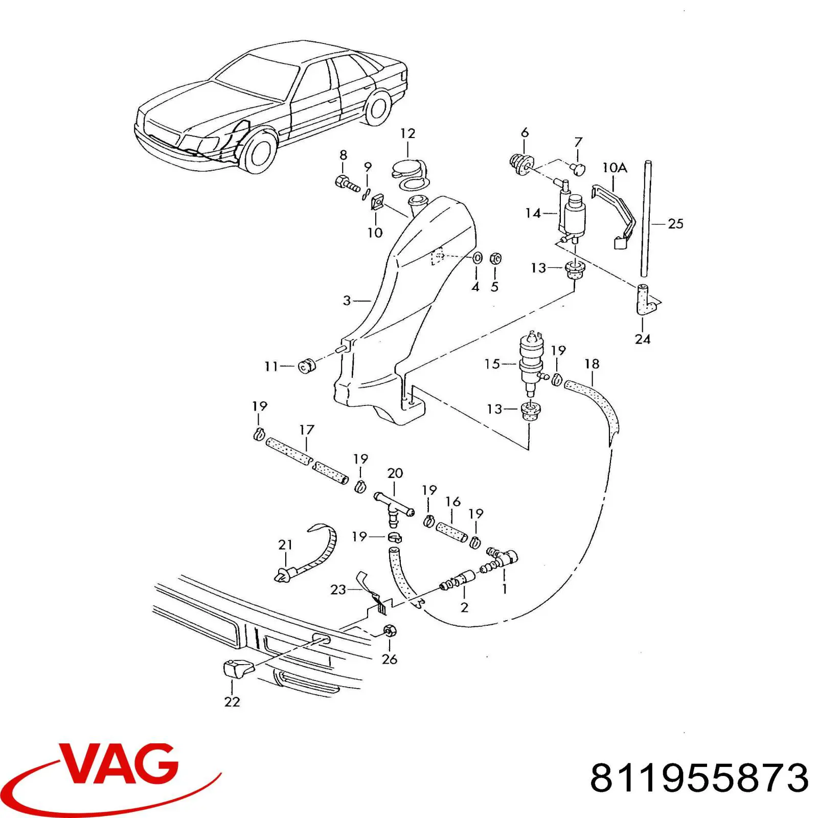  VAG 811955873 цена, от 29.88 USD