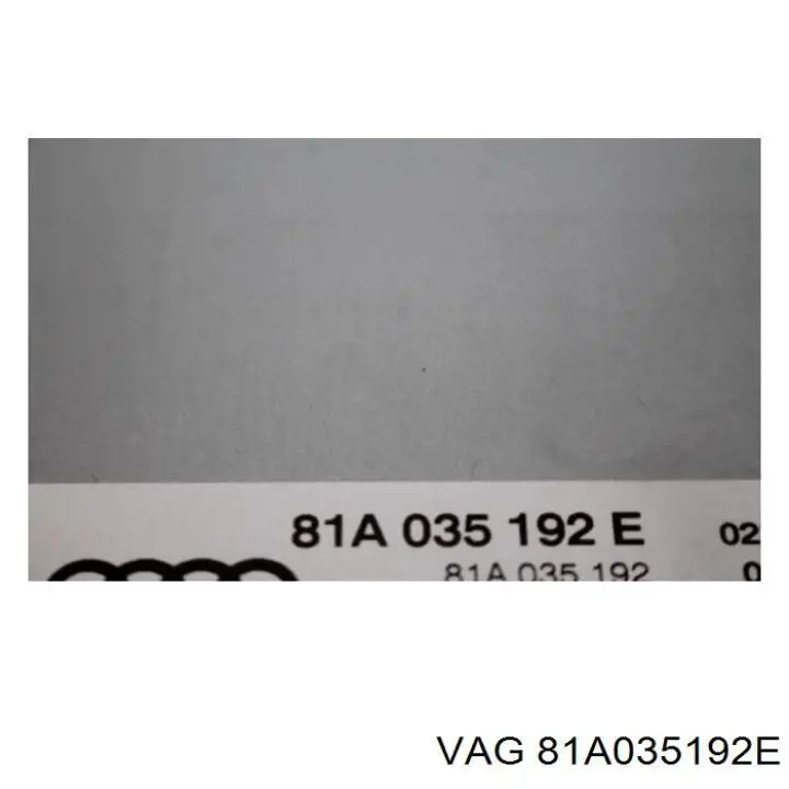  VAG 81A035192E цена, от 338.72 USD