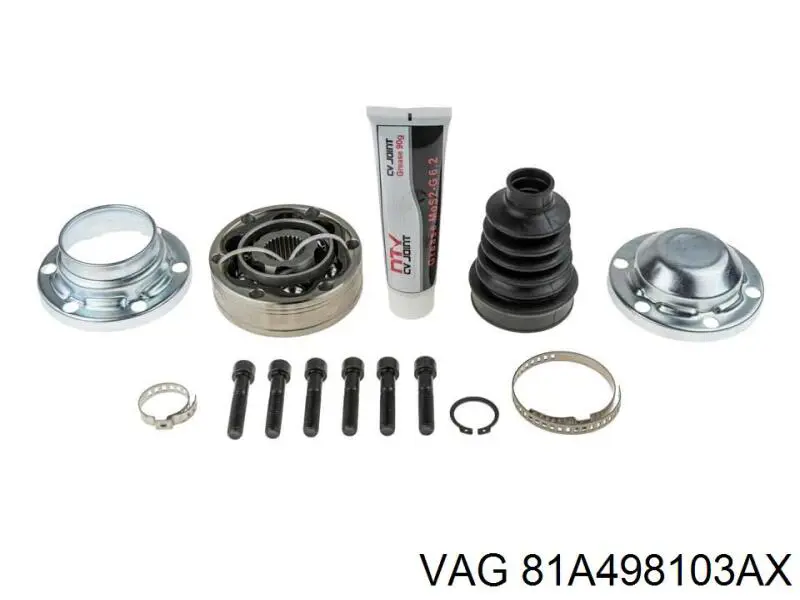 Купить 81A498103AX VAG ШРУС внутренний