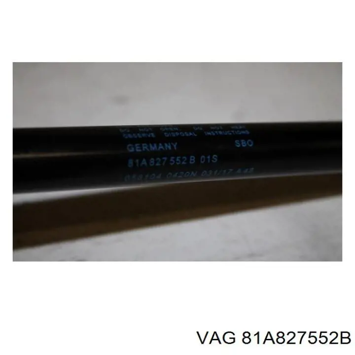  Amortecedor de tampa de porta-malas (de 3ª/5ª porta traseira) Audi Q2 SUV (GAB, GAG) (2016 - 2026) 