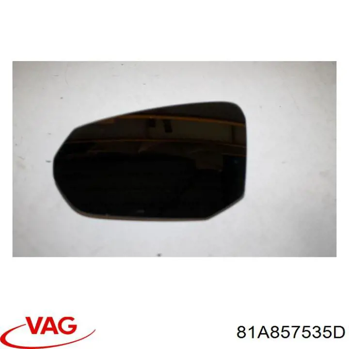 Зеркальный элемент водительского зеркала VAG 81A857535D цена, от 16.28 USD