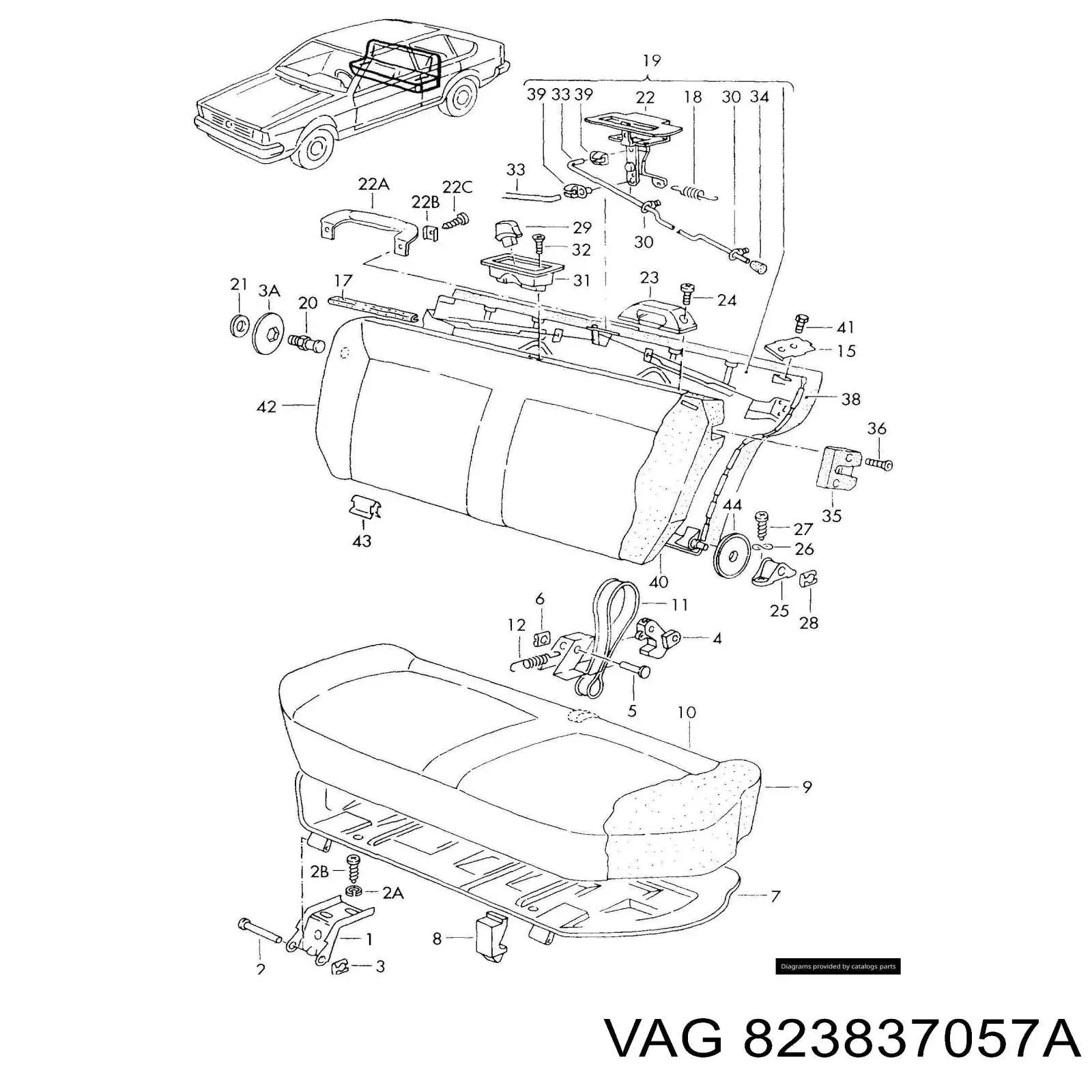 Купить 823837057A VAG 