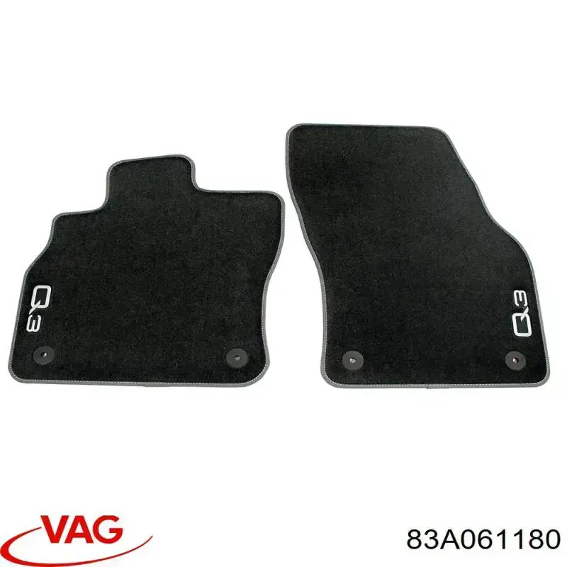 Купить 83A061180 VAG Резиновый коврик в багажник