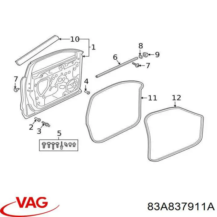 83A837911A VAG 