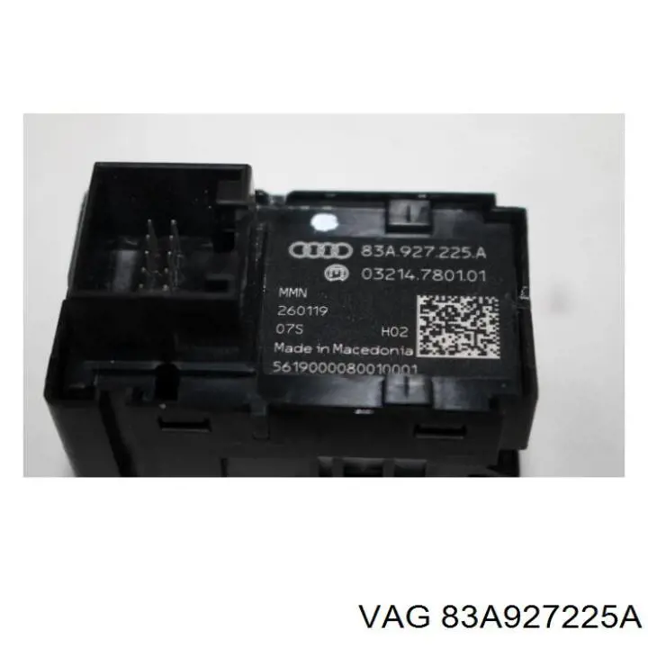Клавиша электромеханического стояночного тормоза VAG 83A927225A цена, от 74.96 USD