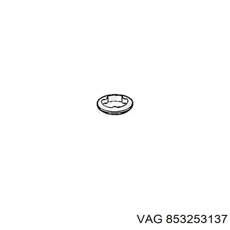 853253137 VAG кольцо приемной трубы глушителя