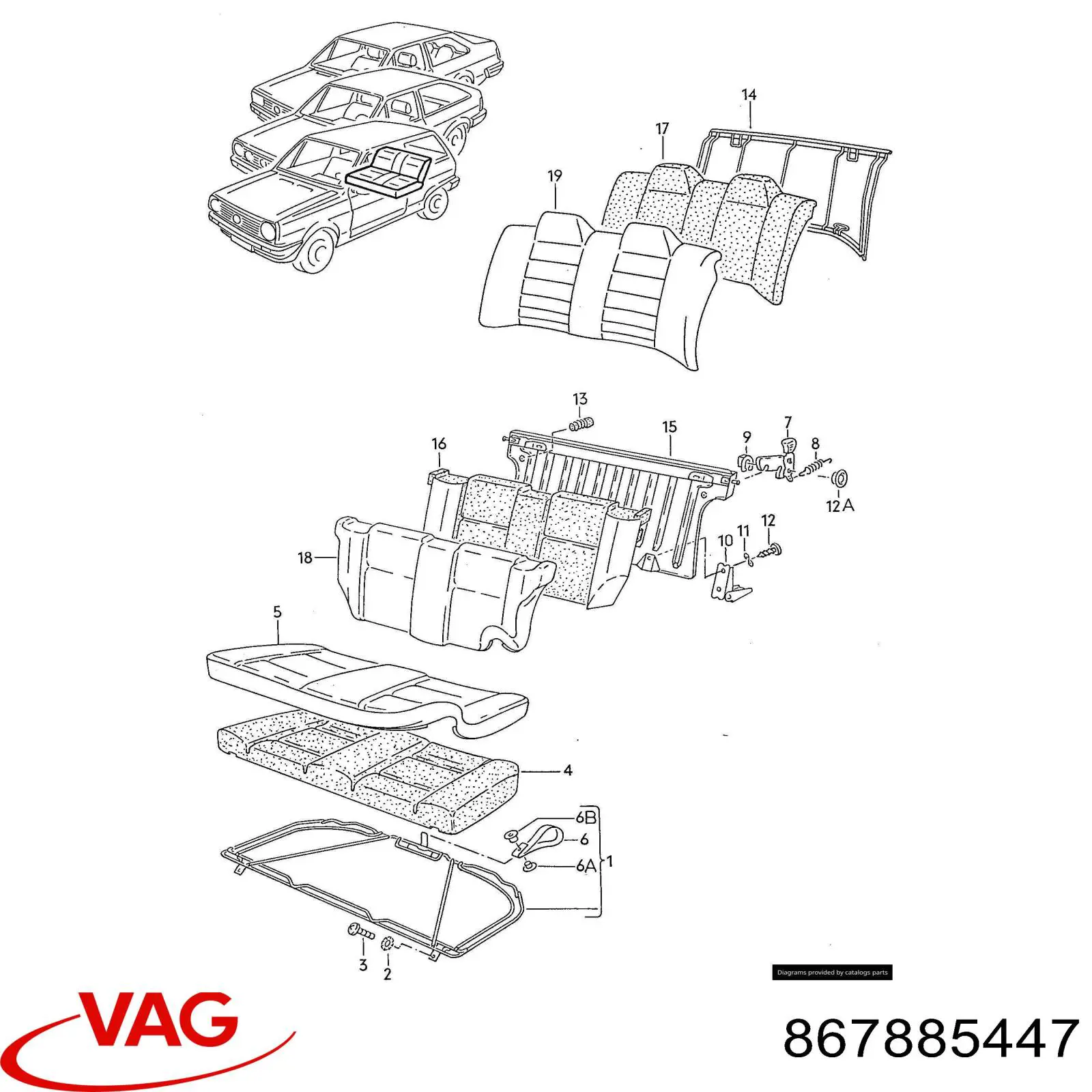  VAG 867885447 цена, от 0.56 USD