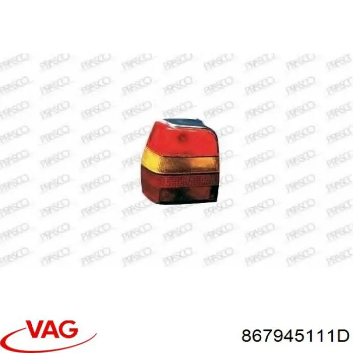 Задняя левая фара VAG 867945111D цена, от 19.05 USD