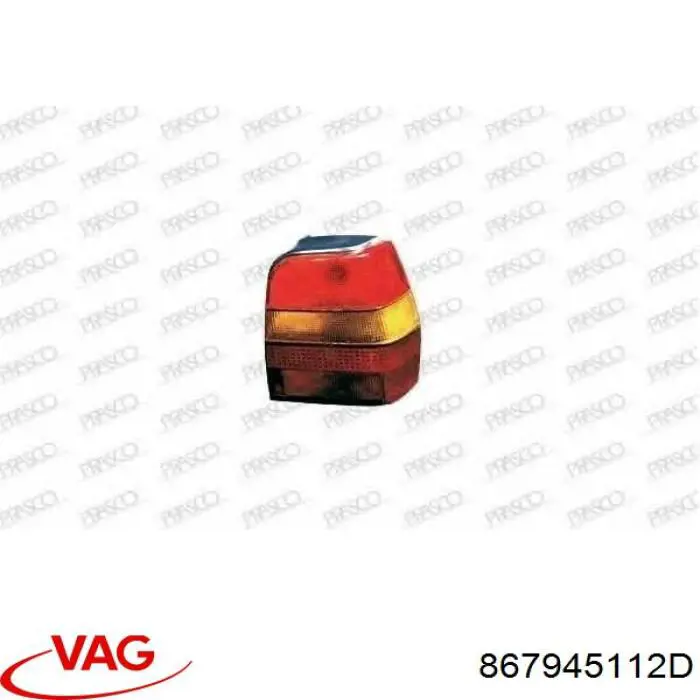 Фонарь задний правый Volkswagen Polo II хэтчбек (86C) (1981 - 1994) цена, от 21.41 USD