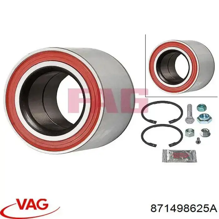 Комплект подшипника ступицы колеса VAG 871498625A цена, от 12.11 USD