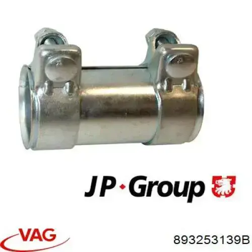 Купить 893253139B VAG Монтажные элементы передние выпускной системы