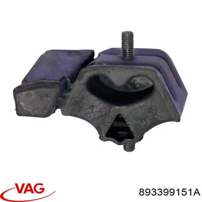 Купить 893399151A VAG Подушка трансмиссии (опора коробки передач) левая
