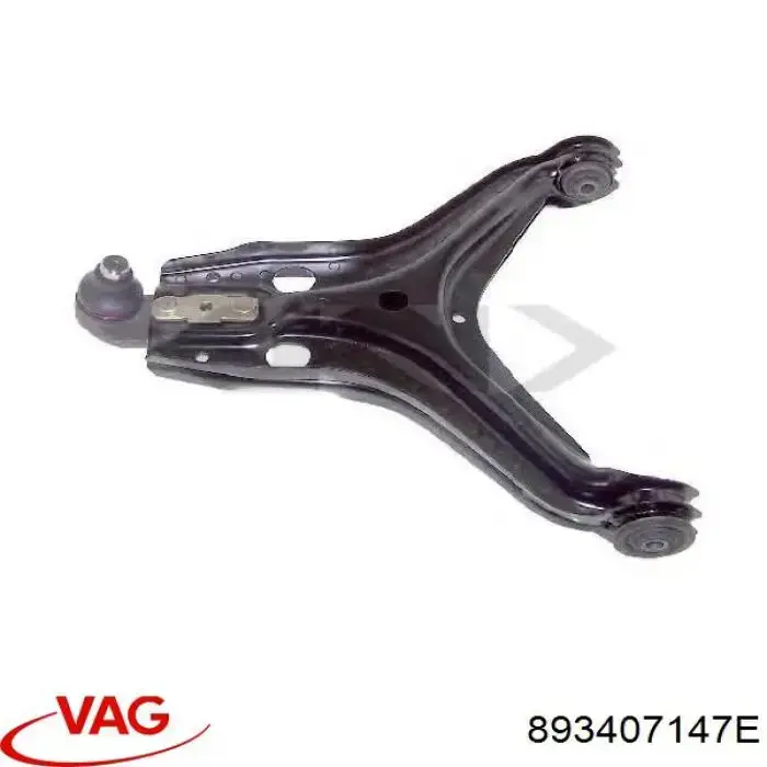 Рычаг передний нижний левый VAG 893407147E