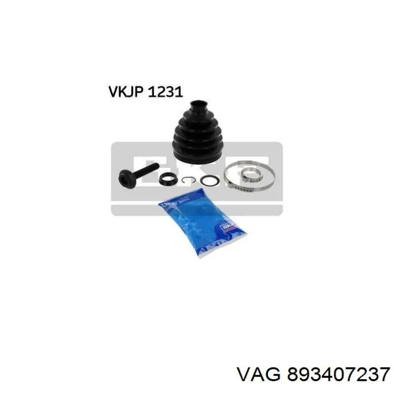 893407237 VAG Болт (гайка) крепежа