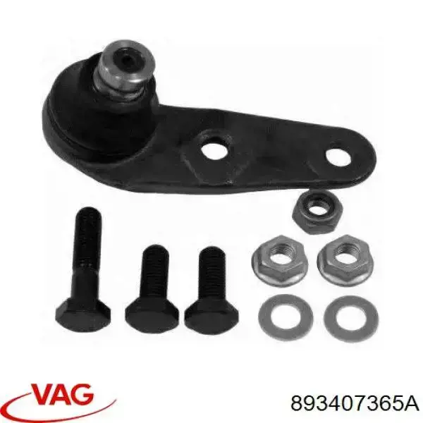 Купить 893407365A VAG Шаровая опора, нижняя, левая