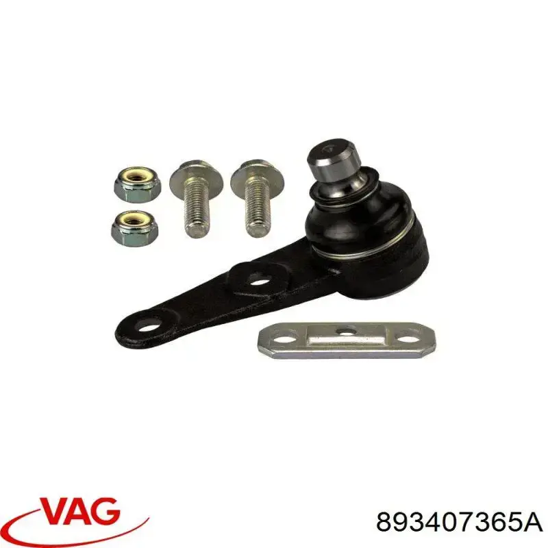 Нижняя левая шаровая опора 893407365A VAG