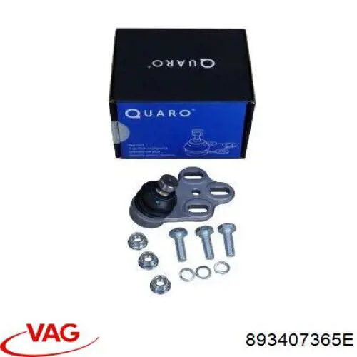 Купить 893407365E VAG Шаровая опора, нижняя, левая