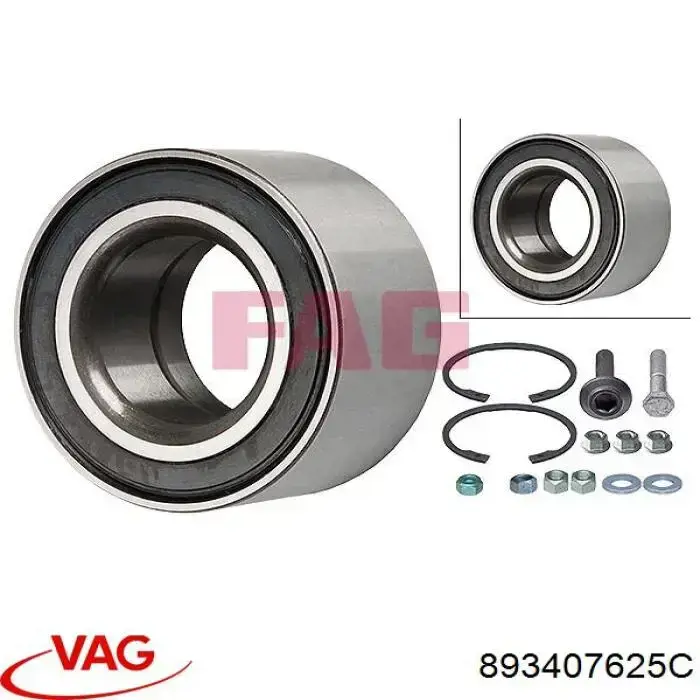 Купить 893407625C VAG Подшипник задней ступицы