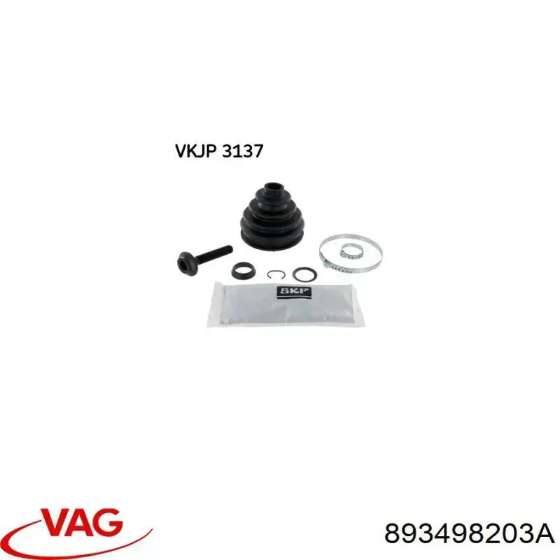 Купить 893498203A VAG Пыльник гранаты наружный, передний