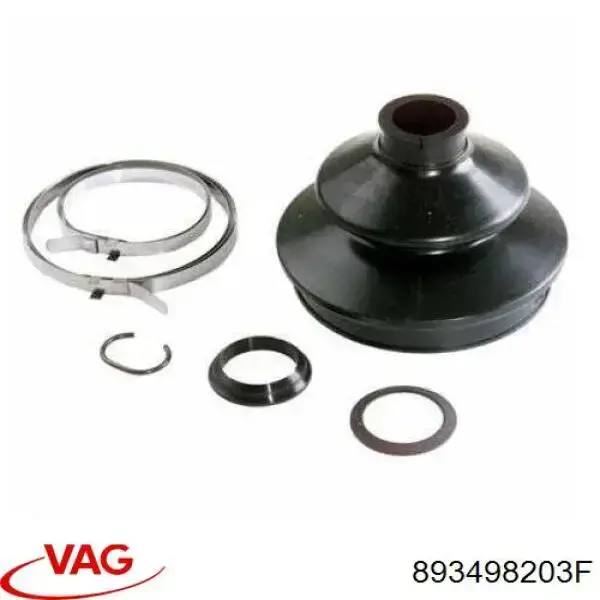 Пыльник наружной гранаты, задней полуоси VAG 893498203F цена, от 14.24 USD