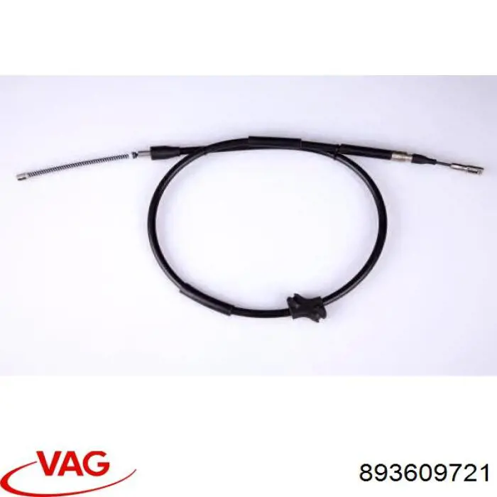 Купить 893609721 VAG Трос стояночного тормоза задний левый