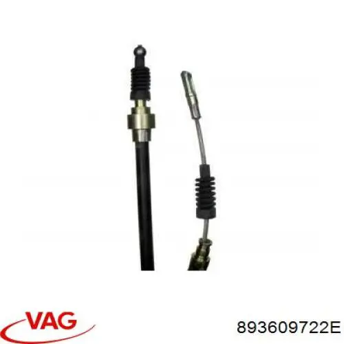 Купить 893609722E VAG Задний правый трос ручника