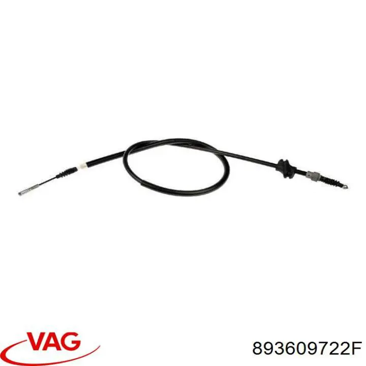 Трос стояночного тормоза задний правый VAG 893609722F цена, от 9.04 USD