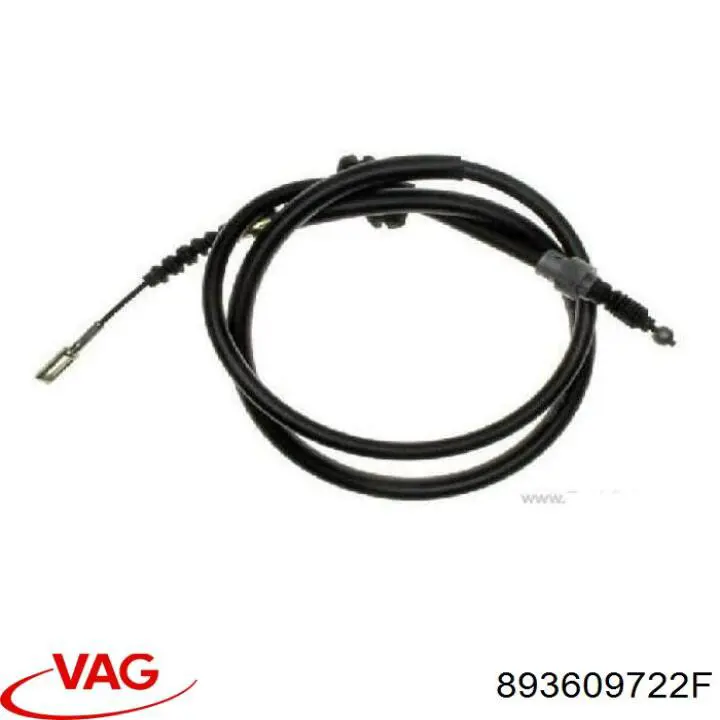 Купить 893609722F VAG Задний правый трос ручника