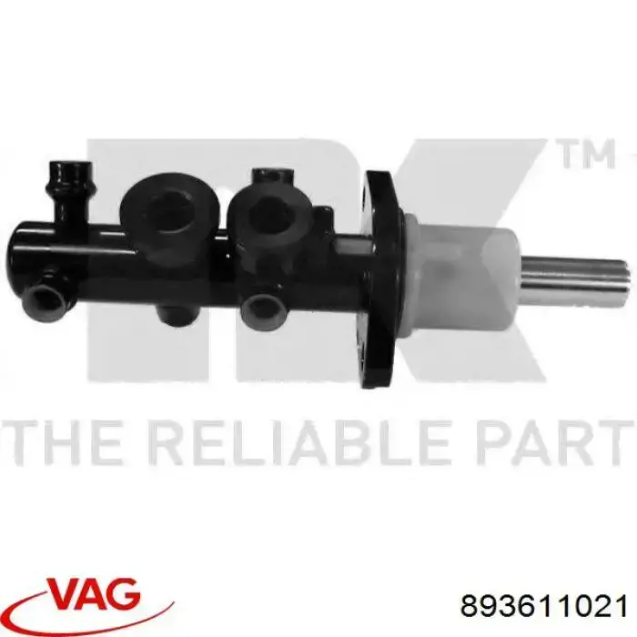 Цилиндр главный тормоза (гидротормозов) VAG 893611021 цена, от 103.51 USD