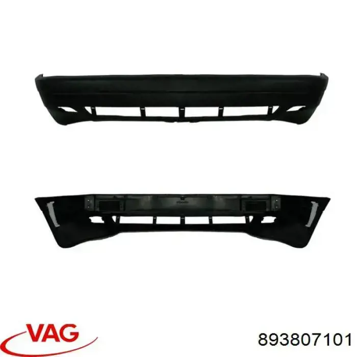 Купить 893807101 VAG Буфер (бампер) передний