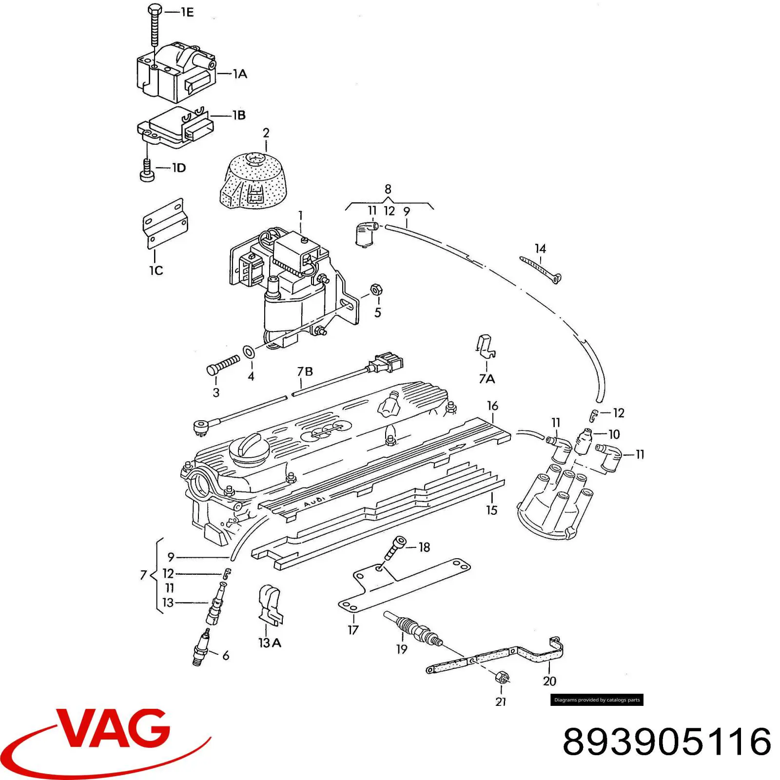  VAG 893905116 цена, от 45.42 USD