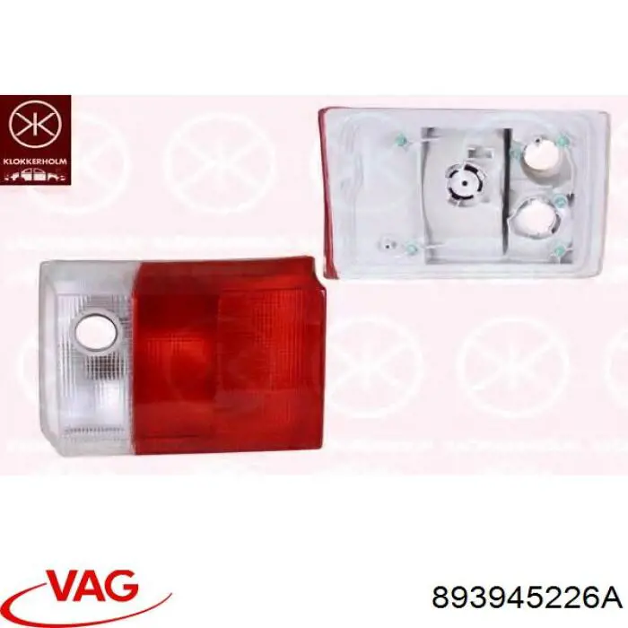 893945226A VAG Фара задняя правая внутренняя