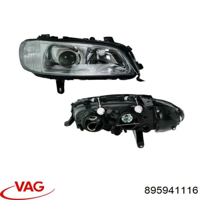 895941116 VAG Стекло правого фонаря