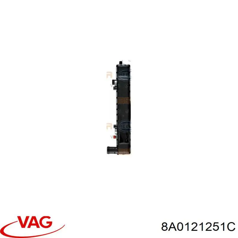 Радиатор охлаждения VAG 8A0121251C
