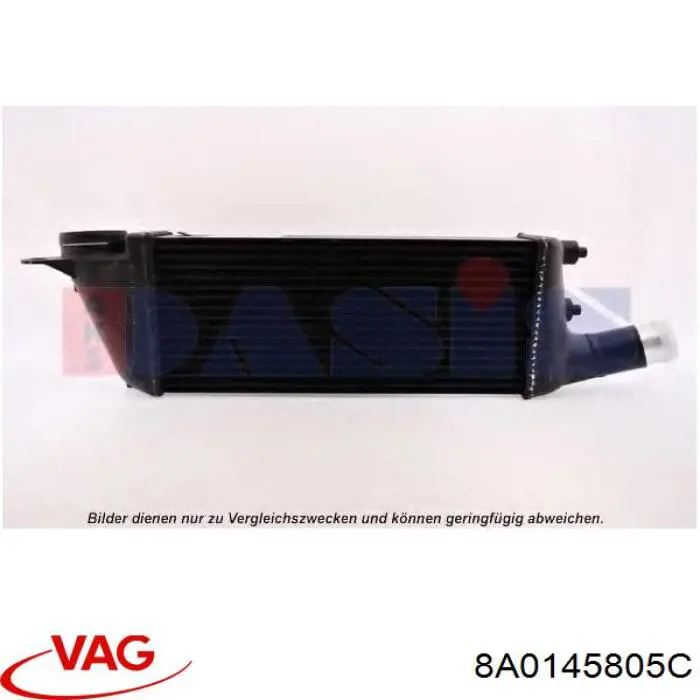 8A0145805C VAG Охладитель наддувочного воздуха